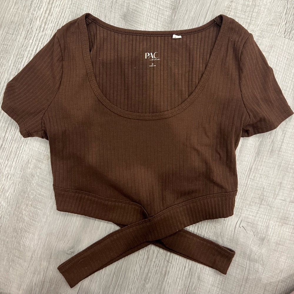 PacSun wrap around shirt